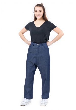 Jean Fantaisie Sarouel Lilei Créa - Taille Basse, Coton, Taille 36, Neuf Avec étiquettes